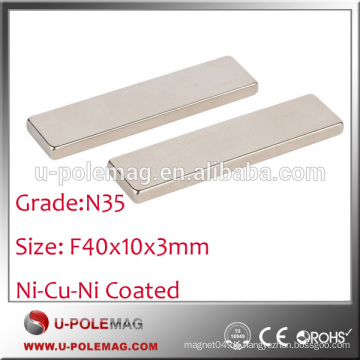 N35 Superb Neodym Magnetic Bar F40x10x3mm Magnete Von OEM